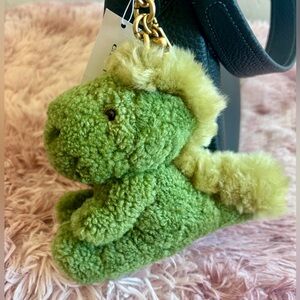 NWT Coach Little Rexy Shearling Bag Charm